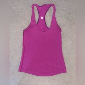 Hot pink lululemon tank size 2